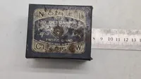SOE Nedkastet metaldåse til "Nobel" sprængdetonatorer, fremstillet i Glasgow, Storbritannien