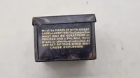 SOE Nedkastet metaldåse til "Nobel" sprængdetonatorer, fremstillet i Glasgow, Storbritannien
