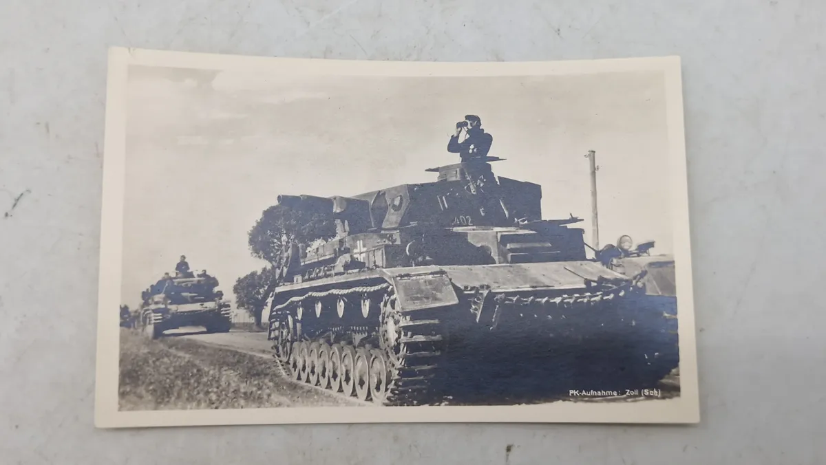 Tysk ww2 postkort, originalt