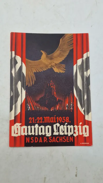 Tysk ww2 postkort, originalt