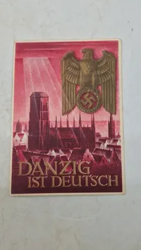 Tysk ww2 postkort, originalt