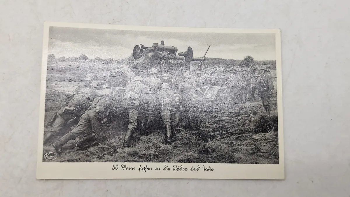 Tysk ww2 postkort, originalt