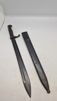 Tysk 98/05 bajonet WW1 (Butcher), original