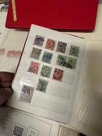 Kæmpe samling frimærker, skillingsmærker mm.