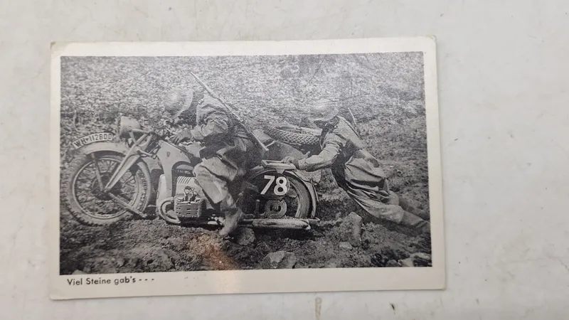 Tysk ww2 postkort, originalt