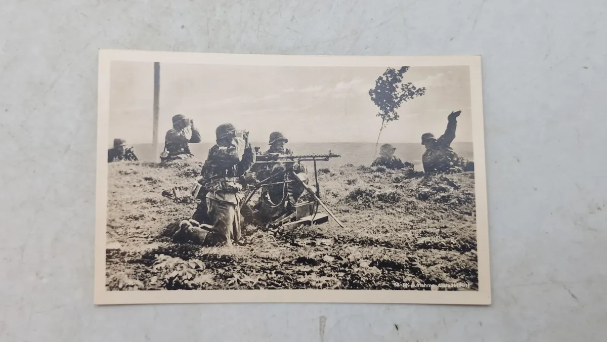 Tysk ww2 postkort, originalt