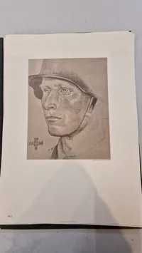 Mappe med SS plakater, optryk A3 størelse