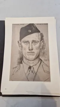 Mappe med SS plakater, optryk A3 størelse