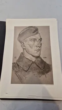 Mappe med SS plakater, optryk A3 størelse