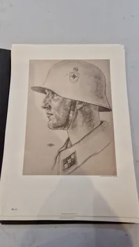 Mappe med SS plakater, optryk A3 størelse