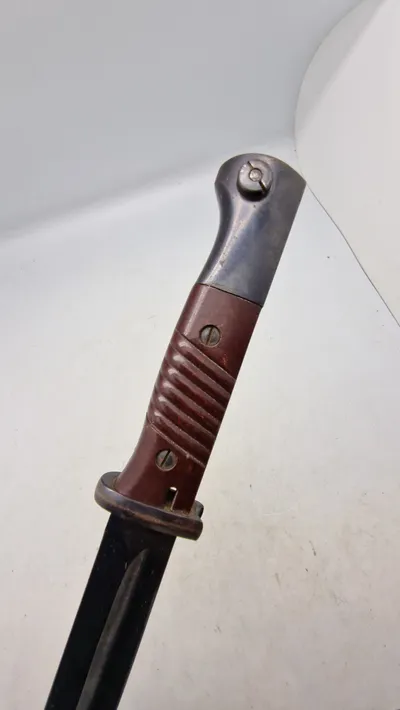 WW2 K98 bajonet uden Navn, kun waffenamt, original