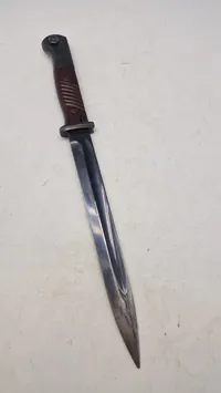 WW2 K98 bajonet uden Navn, kun waffenamt, original