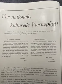 Originalt nationalt blad fra ww2