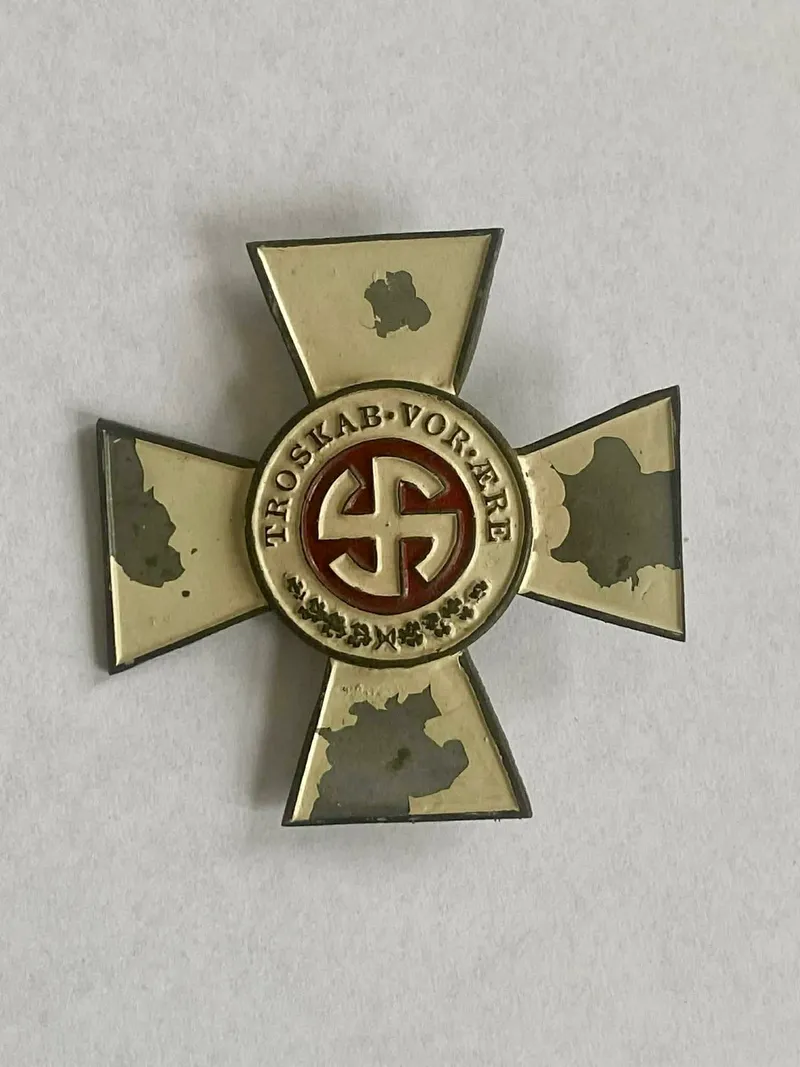 sjældent Schalburg kors WW2, 0riginalt