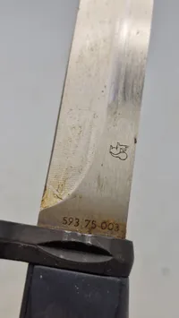 M/75 bajonet for gevær M/1975, original