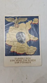 Tysk ww2 postkort, originalt