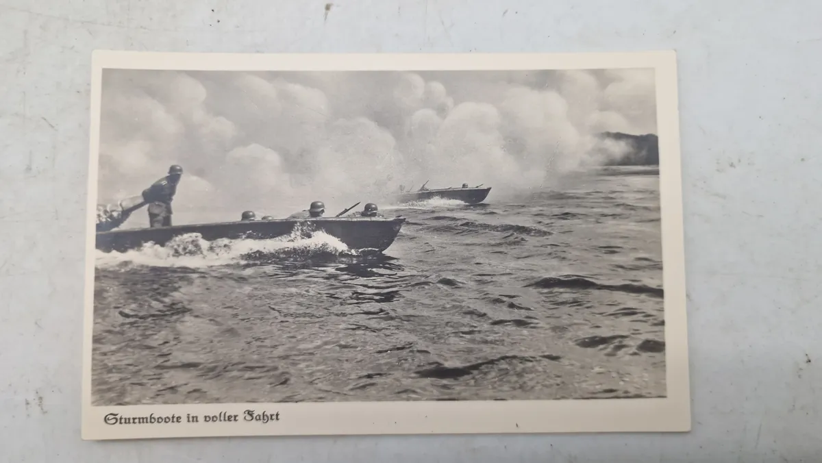Tysk ww2 postkort, originalt