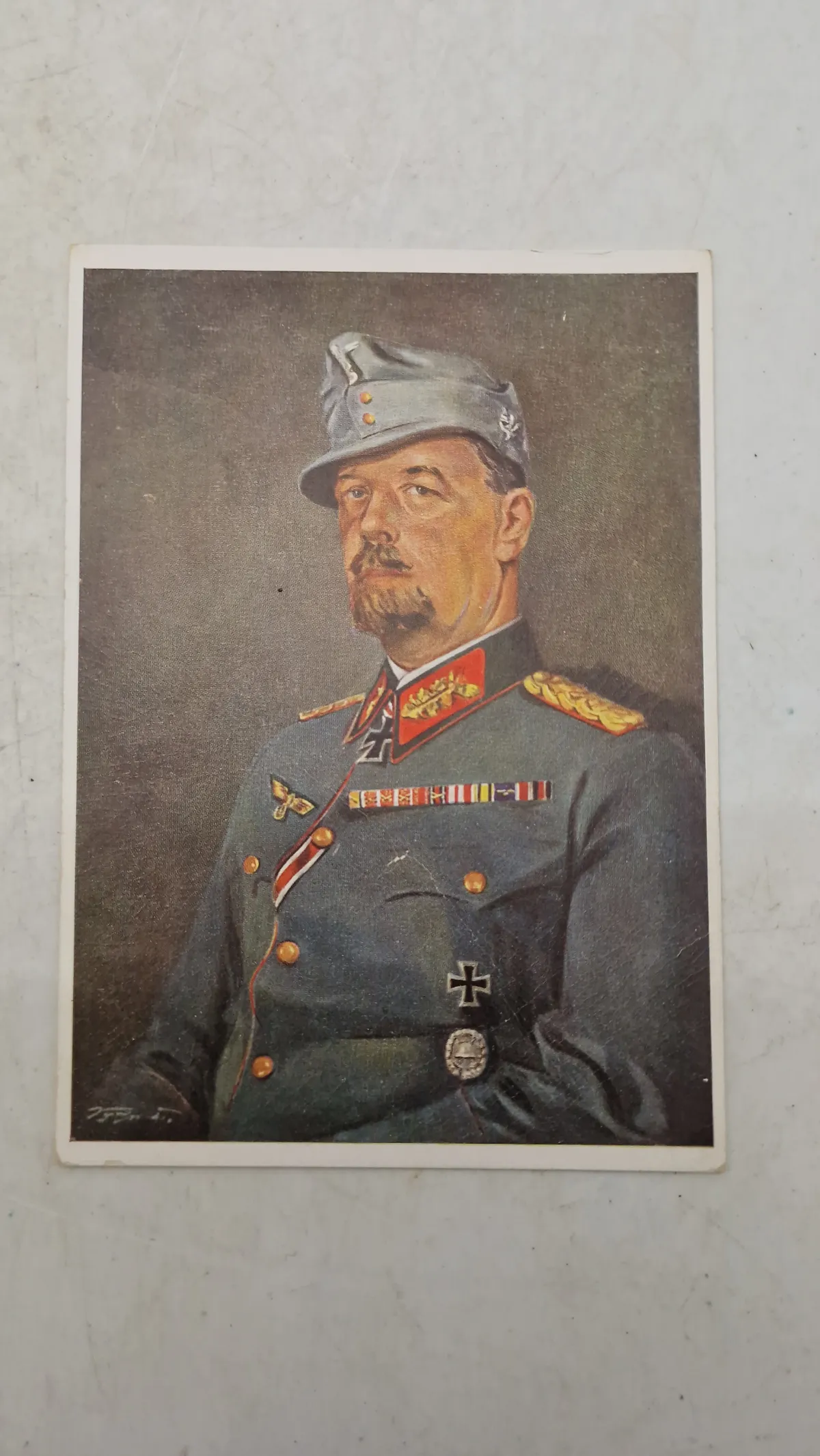 Tysk ww2 postkort, originalt