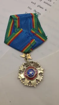 Thailandsk Kroneorden tildelt Fritz Carl Vilhelm von Magius (1903–1969)