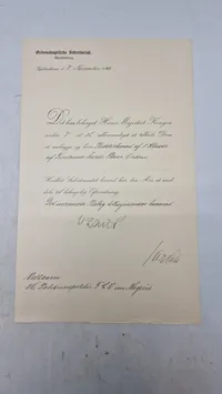Order of the White Rose of Finland Tildelt Fritz Carl Vilhelm von Magius i 1941 (1903–1969)