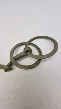 bronze horse bridle bit
