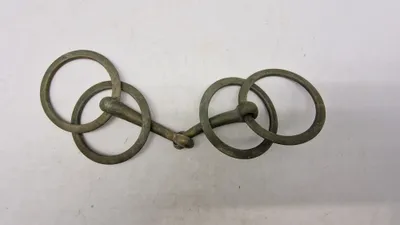 bronze horse bridle bit