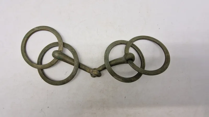 bronze horse bridle bit