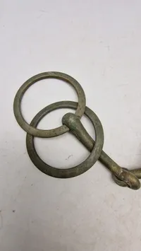 bronze horse bridle bit