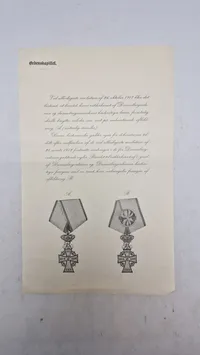 Politi medalje fra  Fritz Carl Vilhelm von Magius (1903–1969)