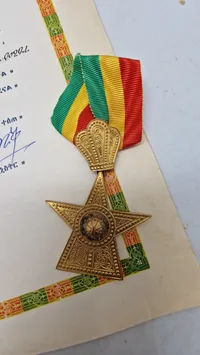Order of the Star of Ethiopia tildelt Fritz Carl Vilhelm von Magius (1903–1969)