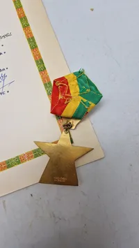 Order of the Star of Ethiopia tildelt Fritz Carl Vilhelm von Magius (1903–1969)
