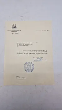 Order of the Star of Ethiopia tildelt Fritz Carl Vilhelm von Magius (1903–1969)