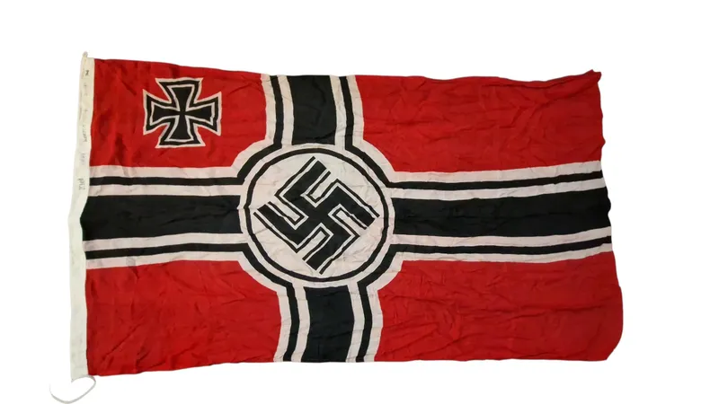 Tysk Kriegsmarine flag. super postwar???