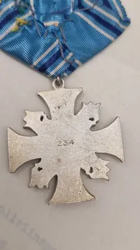 Ekstremt Sjælden Finsk Politi fortjeneste medalje tildelt Fritz Carl Vilhelm von Magius (1903–1969)
