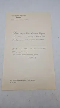 Ekstremt Sjælden Finsk Politi fortjeneste medalje tildelt Fritz Carl Vilhelm von Magius (1903–1969)