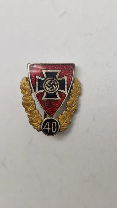Nationalsozialistischer Reichskriegerbund tinnie. Original