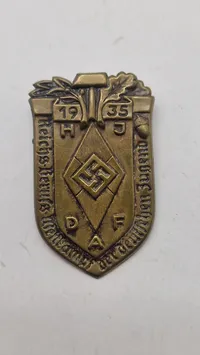HJ/DAF Reichs-Berufs-Wettkampf 1935 Abzeichen. Original