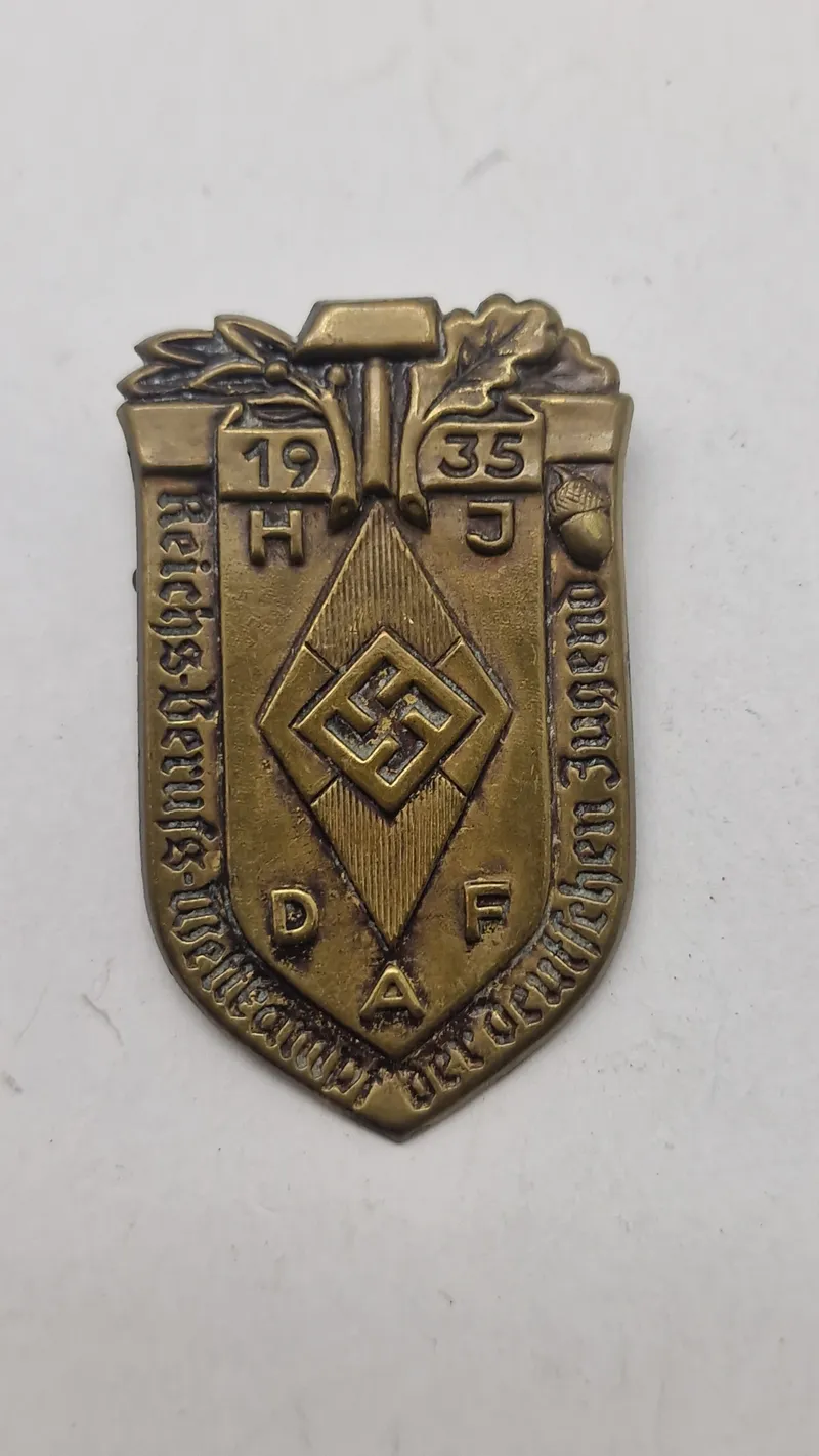 HJ/DAF Reichs-Berufs-Wettkampf 1935 Abzeichen. Original