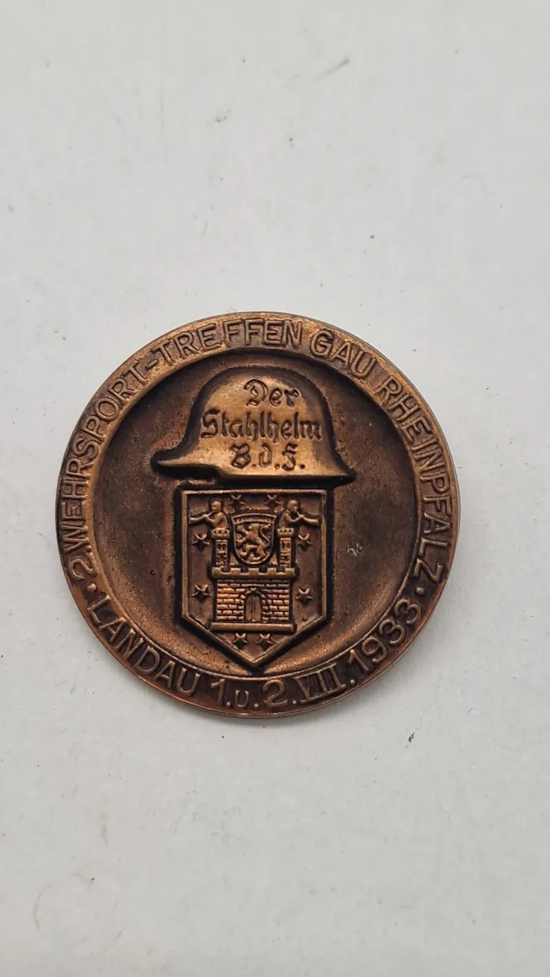 1933 “Der Stahlhelm” Army Sports Competition Badge. Original