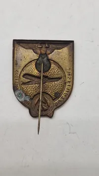 “NS-Flugtag Bamberg 1933" emblem. Original