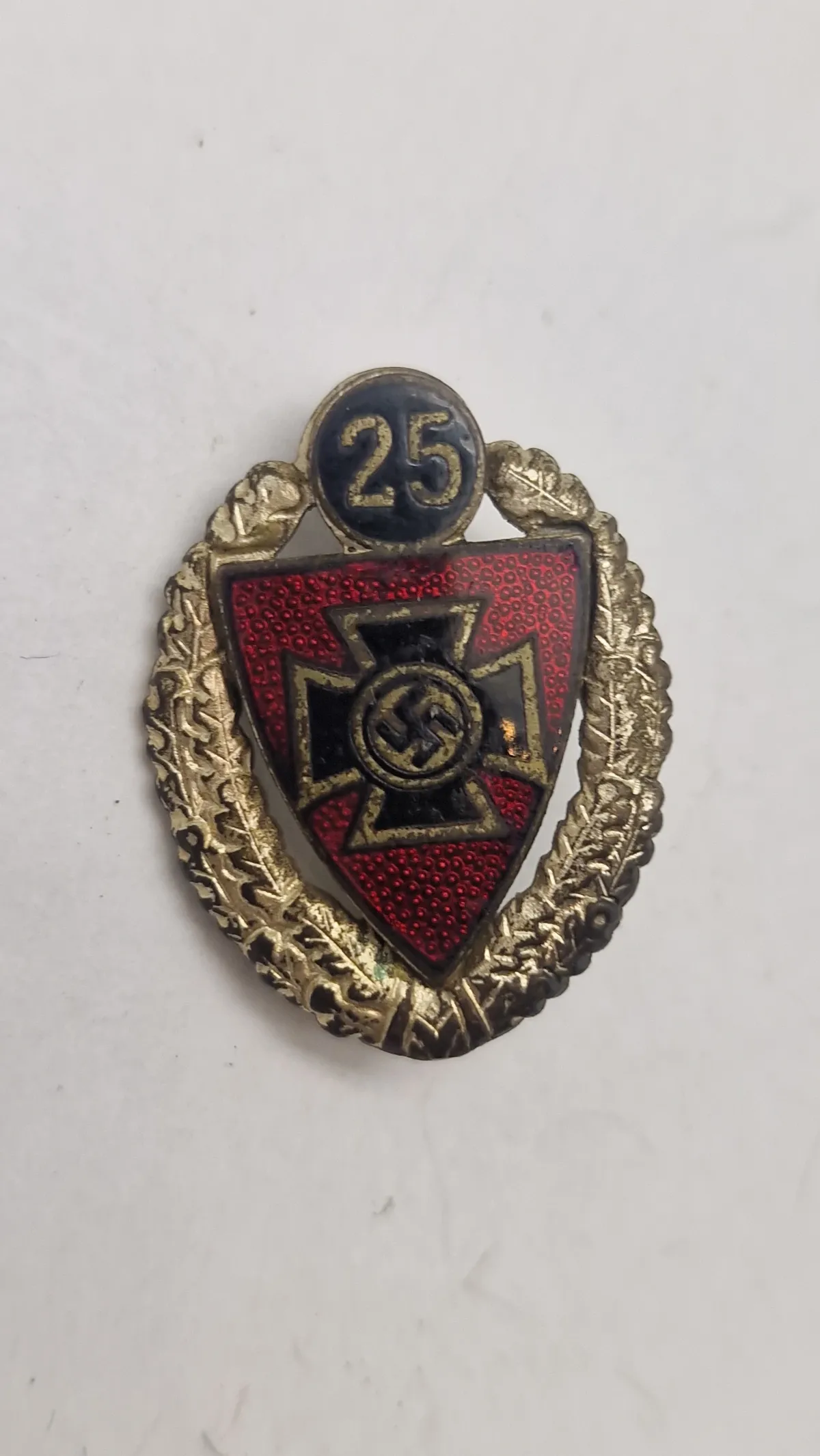 Nationalsozialistischer Reichskriegerbund tinnie. Original