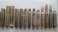 Display: AMA Trækstadier for US Garand kaliber 30-06 / 7,62 x 63 mm samt løsptr.
Ammunitionsarsenalet 1951-1971-2008