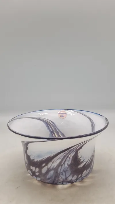 Holmegaard glas skål, 1989. Original