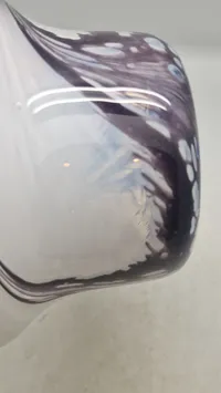 Holmegaard glas skål, 1989. Original