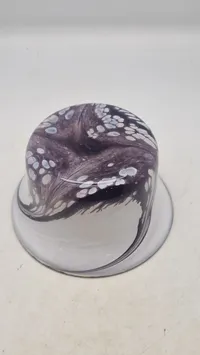 Holmegaard glas skål, 1989. Original