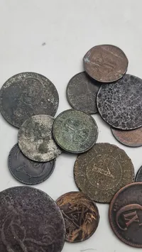 Samling danske mønter. Originale