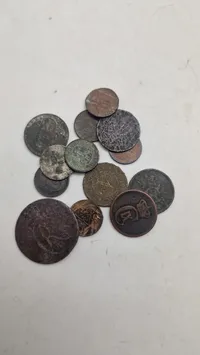 Samling danske mønter. Originale