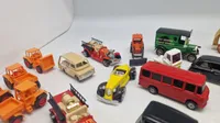 Samling legetøjsbiler