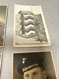 Original Tyske WW2 portrætter i postkort størrelse