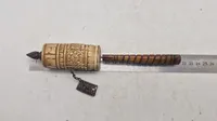 tibetansk bedemølle, et rituelt redskab fra den tibetanske buddhisme